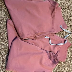 sold xpost mauve figs scrub set